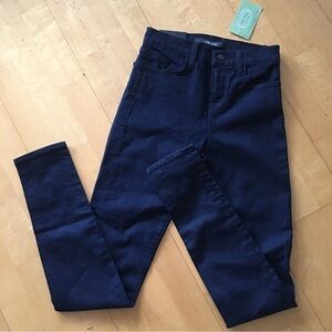 J Brand Maria High Rise, Skinny Leg Jeans, Lapis Blue, Size 24